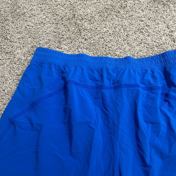 Lululemon Pace Breaker Linerless Short Royal Blue Men's Size XXL Drawcord Gym - Picture 5 of 8